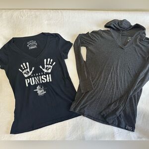 Grunt Style tshirt and light hoodie